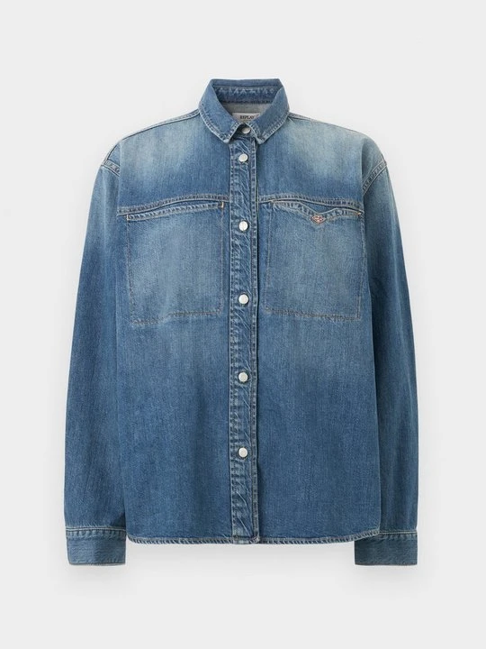 Zdjęcie produktu Bluzka Replay niebieski denim