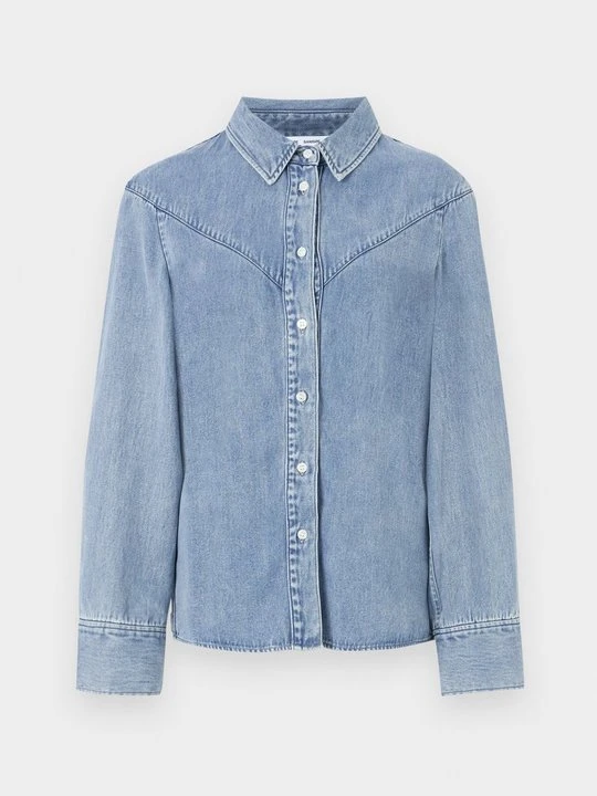 Zdjęcie produktu Bluzka Samsøe Samsøe niebieski denim