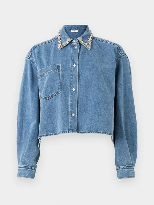 Zdjęcie produktu Bluzka Sandro niebieski denim