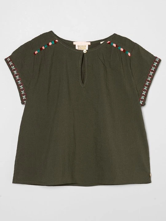 Zdjęcie produktu Bluzka Scotch & Soda ciemnozielony