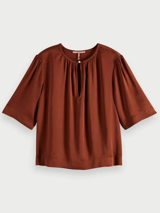 Zdjęcie produktu Bluzka Scotch & Soda brązowy