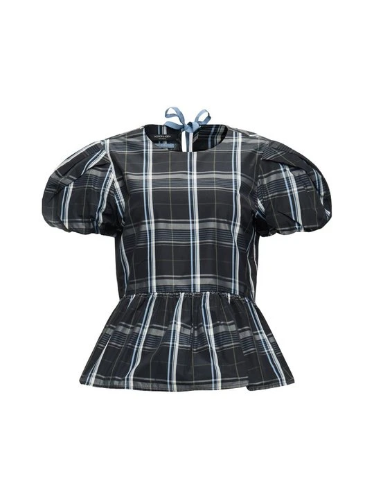 Zdjęcie produktu Bluzka Scotch & Soda ciemnobrązowy melanż