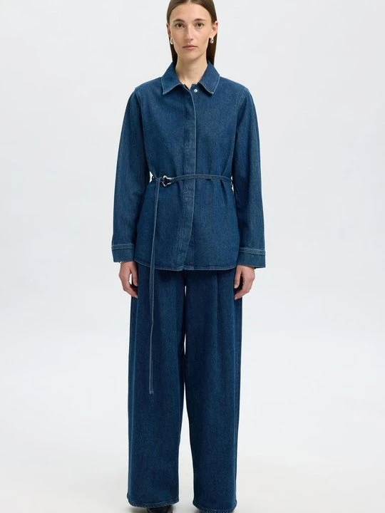 Zdjęcie produktu Bluzka Selected niebieski denim