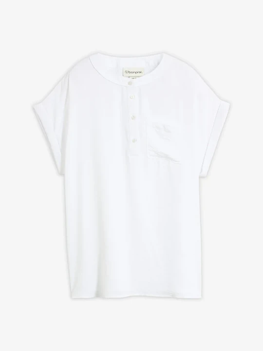 Zdjęcie produktu Bluzka shirtowa BonPrix biały
