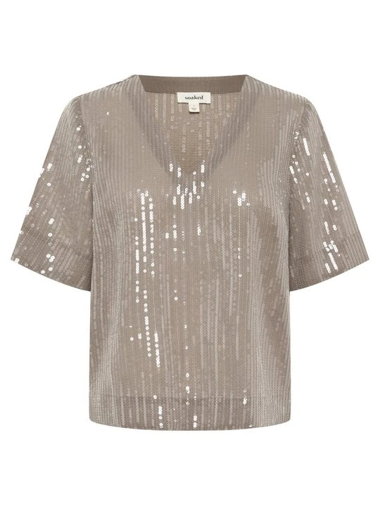 Zdjęcie produktu Bluzka Soaked in Luxury jasny brąz