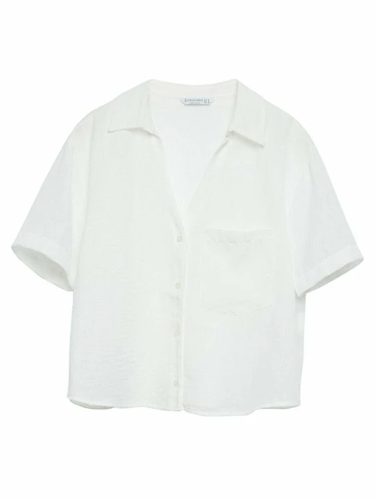 Zdjęcie produktu Bluzka Stradivarius mleczny