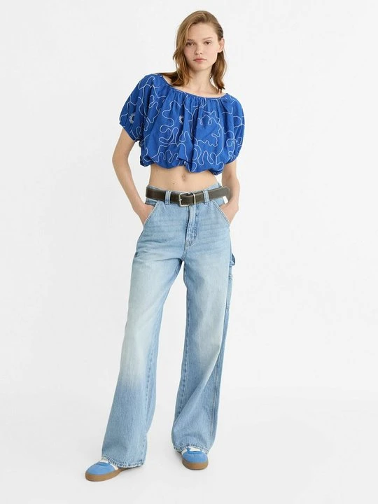 Zdjęcie produktu Bluzka Stradivarius szafirowy