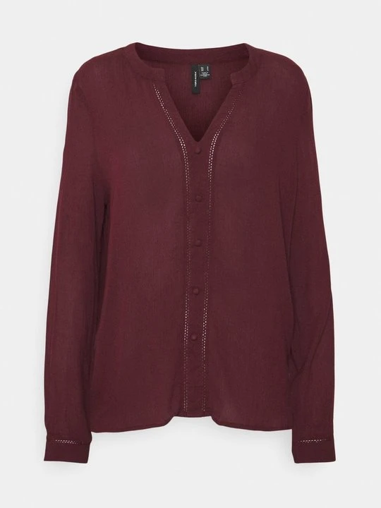 Zdjęcie produktu Bluzka Vero Moda ciemnoczerwony