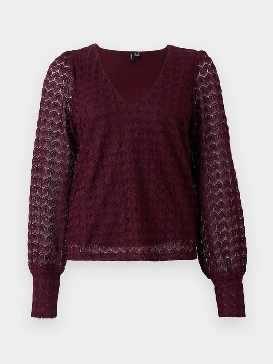 Zdjęcie produktu Bluzka Vero Moda bordowy