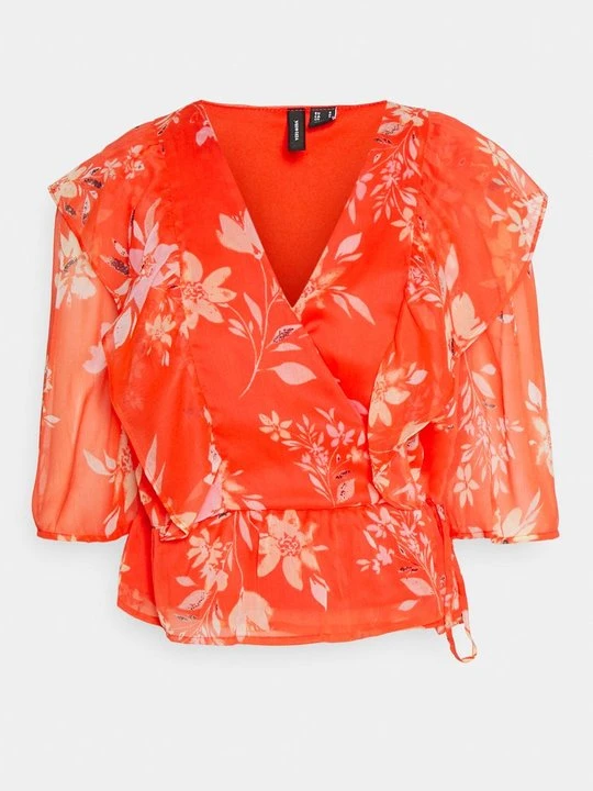 Zdjęcie produktu Bluzka Vero Moda czerwony