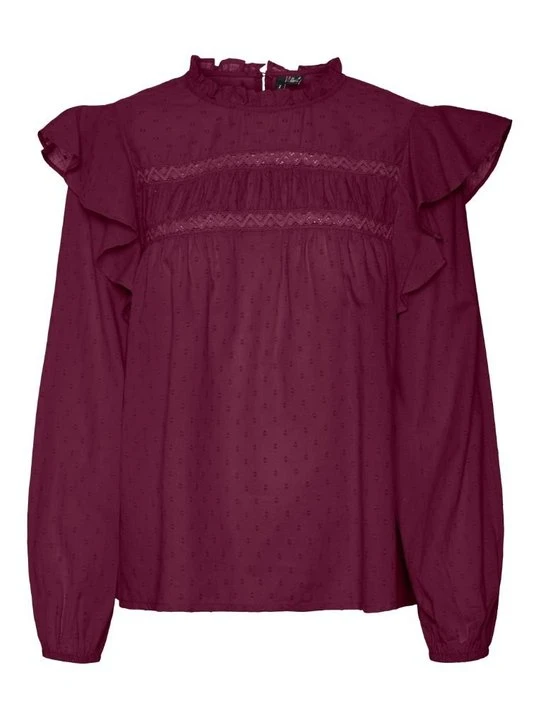 Zdjęcie produktu Bluzka Vero Moda bordowy