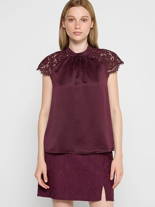 Zdjęcie produktu Bluzka Vero Moda bordowy