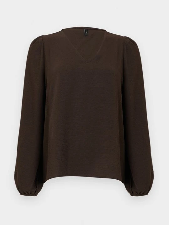Zdjęcie produktu Bluzka Vero Moda ciemnobrązowy