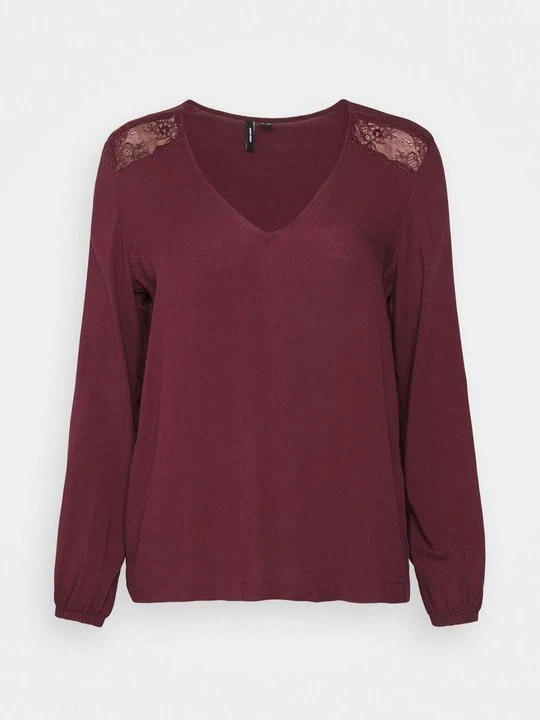 Zdjęcie produktu Bluzka Vero Moda bordowy
