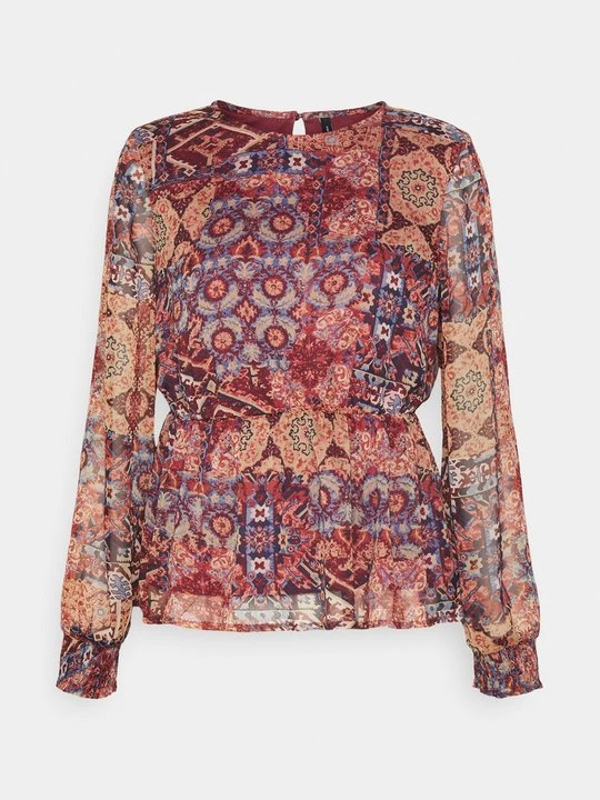 Zdjęcie produktu Bluzka Vero Moda ciemnoczerwony