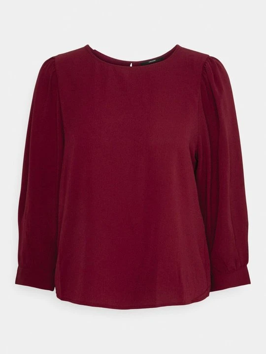 Zdjęcie produktu Bluzka Vero Moda ciemnoczerwony