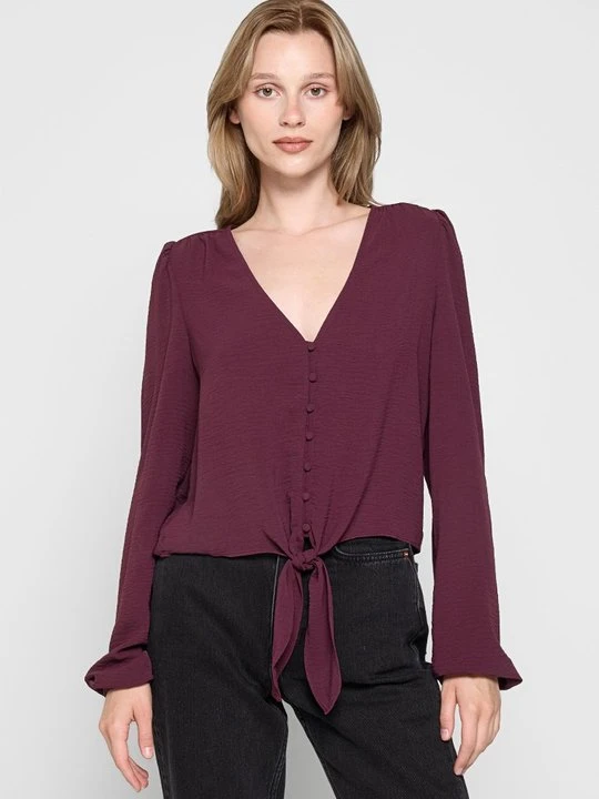 Zdjęcie produktu Bluzka Vero Moda bordowy