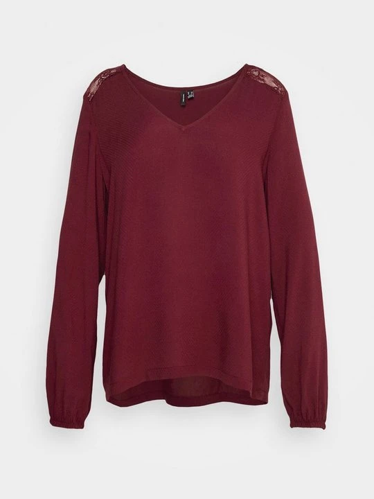 Zdjęcie produktu Bluzka Vero Moda ciemnoczerwony