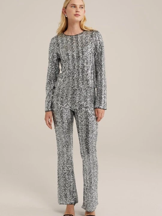 Zdjęcie produktu Bluzka WE Fashion srebrny
