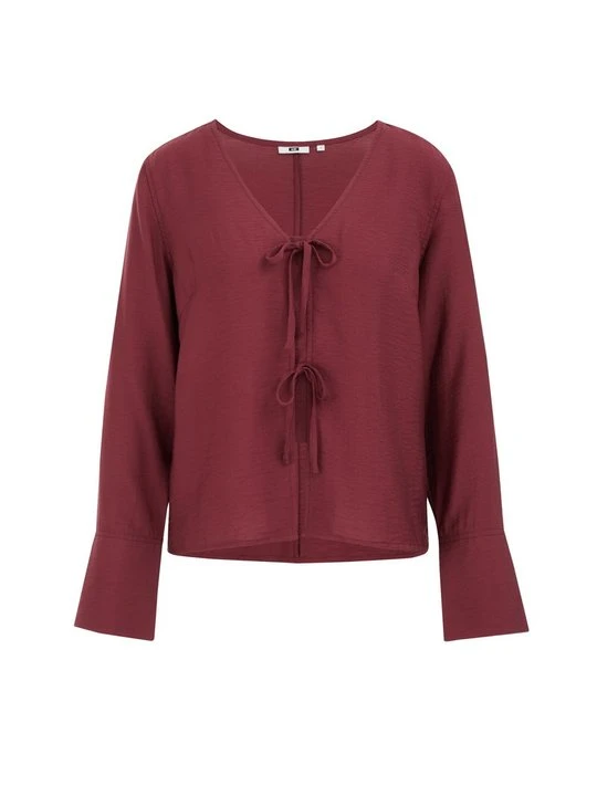 Zdjęcie produktu Bluzka WE Fashion ciemnoczerwony melanż