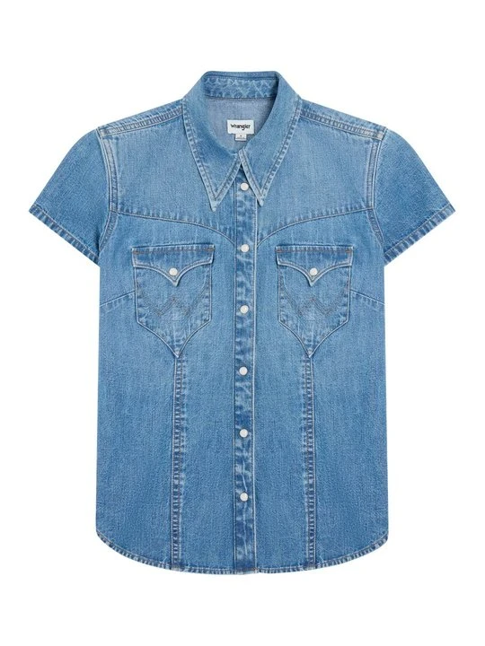 Zdjęcie produktu Bluzka Wrangler niebieski denim