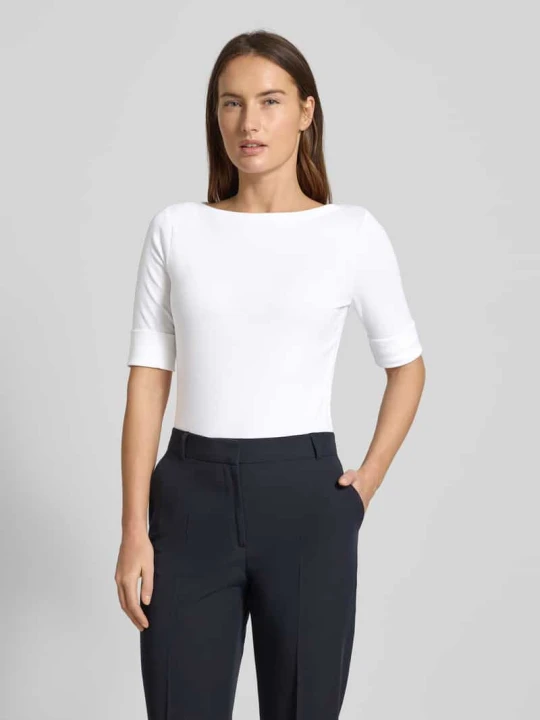 Zdjęcie produktu Bluzka z dekoltem w łódkę model ‘Judy’ Lauren Ralph Lauren Biały