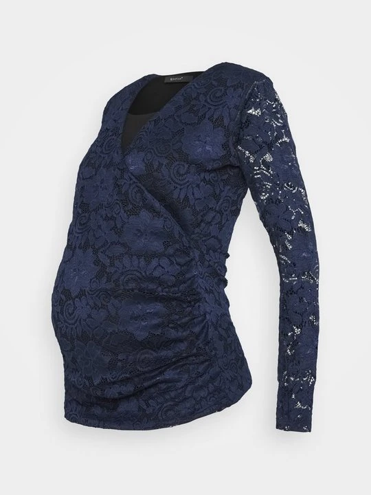 Zdjęcie produktu Bluzka z długim rękawem 9Fashion granatowy