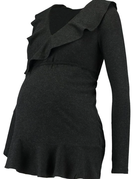 Zdjęcie produktu Bluzka z długim rękawem 9Fashion antracytowy