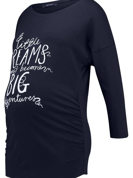 Zdjęcie produktu Bluzka z długim rękawem 9Fashion granatowy