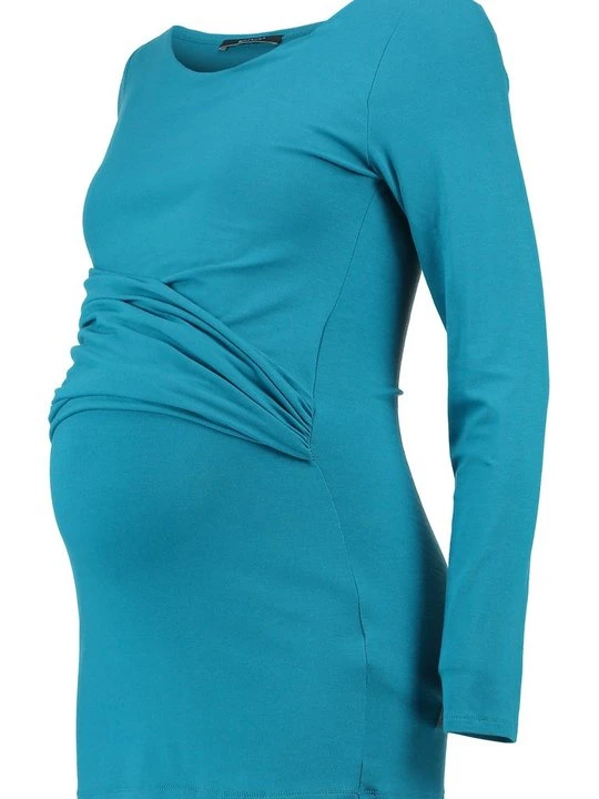 Zdjęcie produktu Bluzka z długim rękawem 9Fashion turkusowy