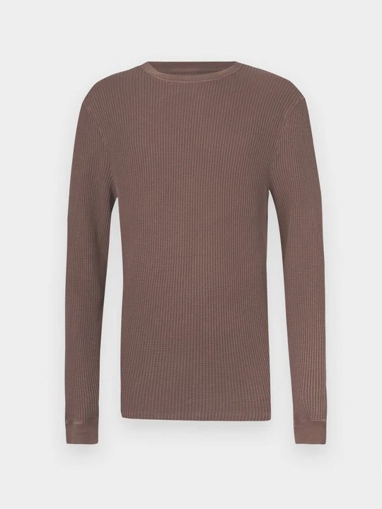 Zdjęcie produktu Bluzka z długim rękawem Abercrombie & Fitch brązowy