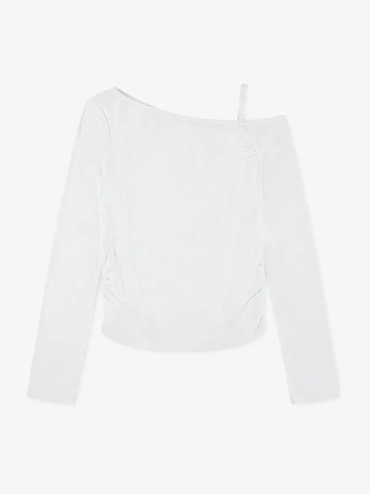 Zdjęcie produktu Bluzka z długim rękawem Abercrombie & Fitch biały
