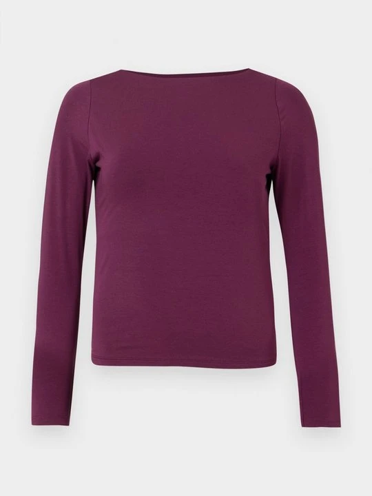 Zdjęcie produktu Bluzka z długim rękawem Abercrombie & Fitch czerwony