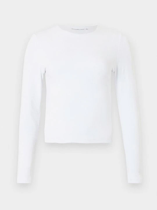 Zdjęcie produktu Bluzka z długim rękawem Abercrombie & Fitch biały
