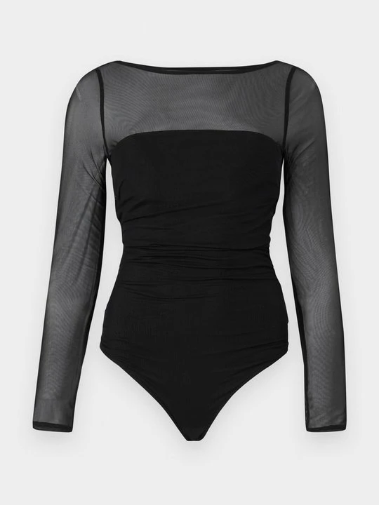 Zdjęcie produktu Bluzka z długim rękawem Abercrombie & Fitch czarny