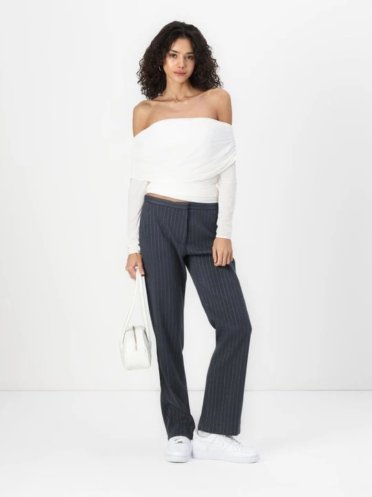 Zdjęcie produktu Bluzka z długim rękawem Abercrombie & Fitch biały
