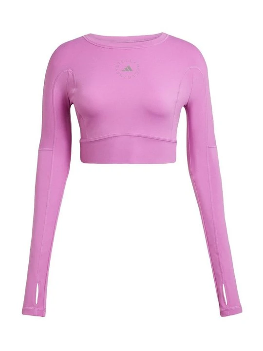 Zdjęcie produktu Bluzka z długim rękawem Adidas by Stella McCartney liliowy
