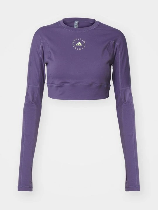 Zdjęcie produktu Bluzka z długim rękawem Adidas by Stella McCartney fioletowy