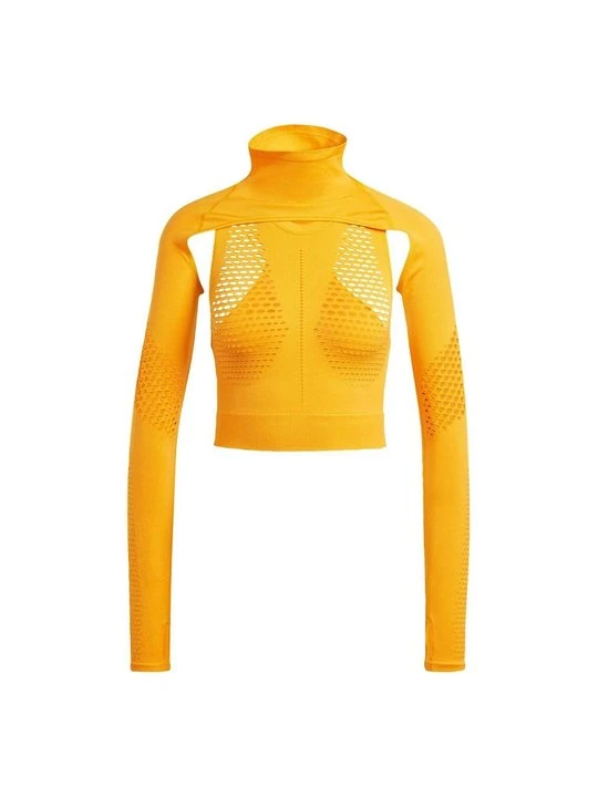 Zdjęcie produktu Bluzka z długim rękawem Adidas by Stella McCartney pomarańczowy