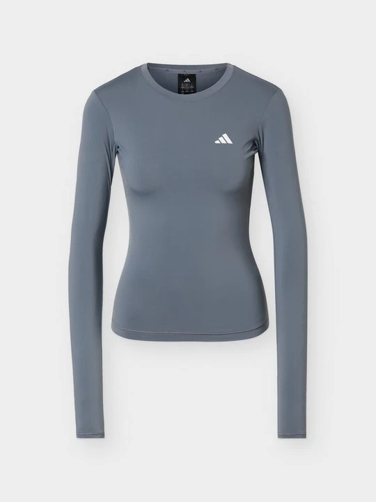 Zdjęcie produktu Bluzka z długim rękawem Adidas ciemnoszary