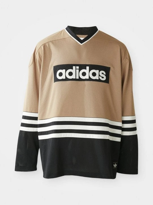 Zdjęcie produktu Bluzka z długim rękawem adidas Originals koniakowy