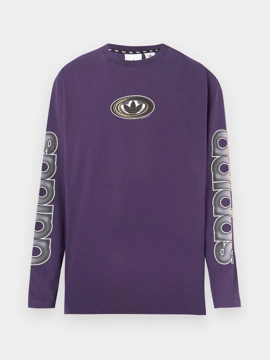 Zdjęcie produktu Bluzka z długim rękawem adidas Originals ciemnoliliowy