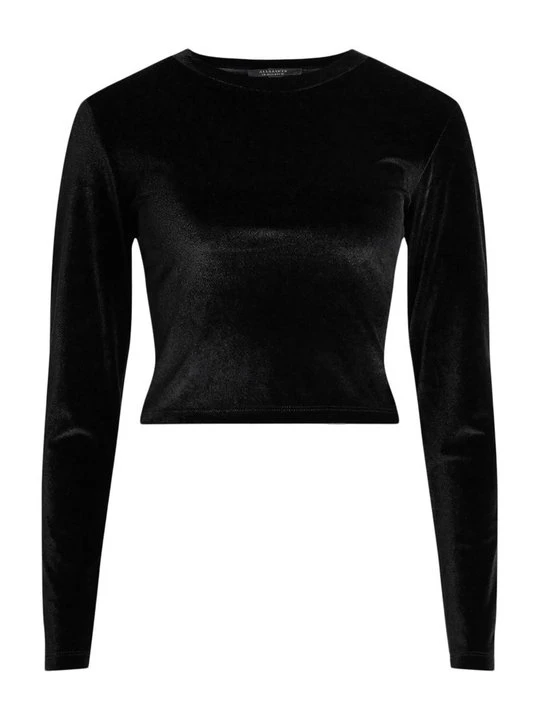 Zdjęcie produktu Bluzka z długim rękawem AllSaints czarny