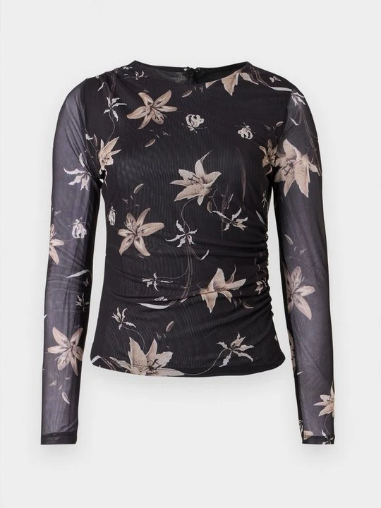 Zdjęcie produktu Bluzka z długim rękawem AllSaints czarny