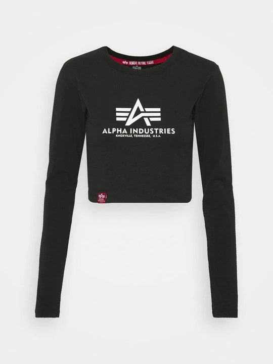 Zdjęcie produktu Bluzka z długim rękawem Alpha Industries czarny