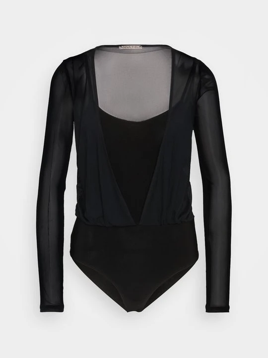 Zdjęcie produktu Bluzka z długim rękawem Anna Field By Zalando czarny