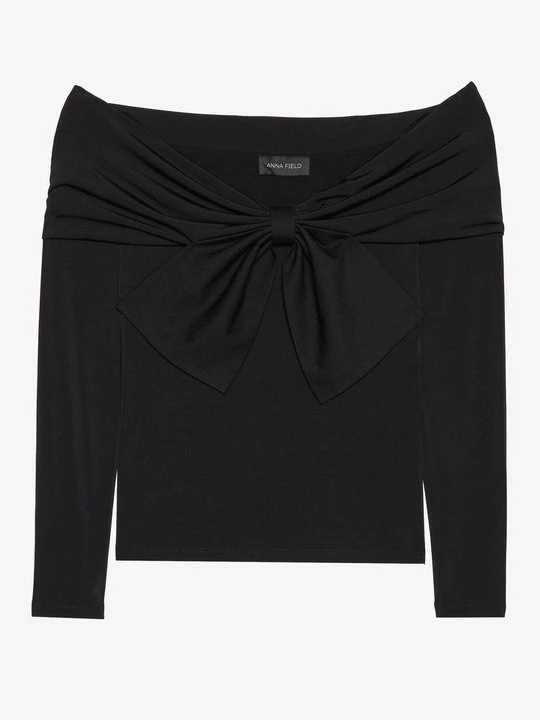 Zdjęcie produktu Bluzka z długim rękawem Anna Field By Zalando czarny