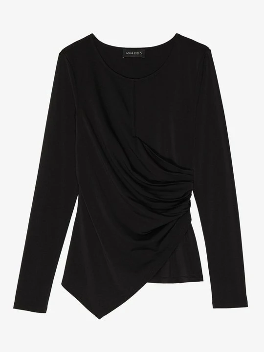 Zdjęcie produktu Bluzka z długim rękawem Anna Field By Zalando czarny