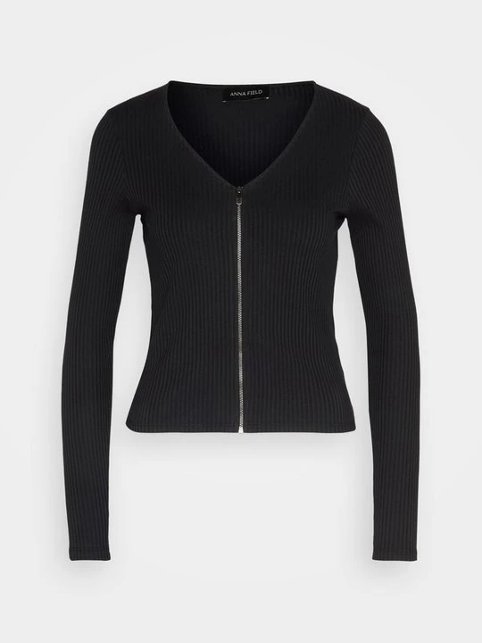 Zdjęcie produktu Bluzka z długim rękawem Anna Field By Zalando czarny