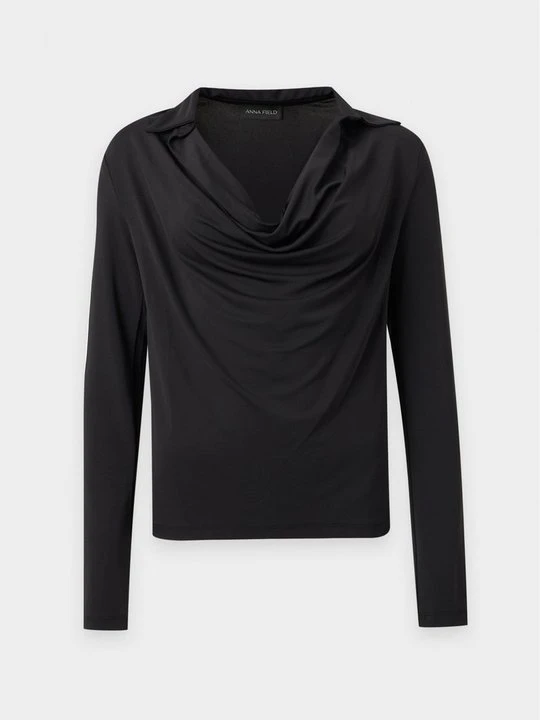 Zdjęcie produktu Bluzka z długim rękawem Anna Field By Zalando czarny